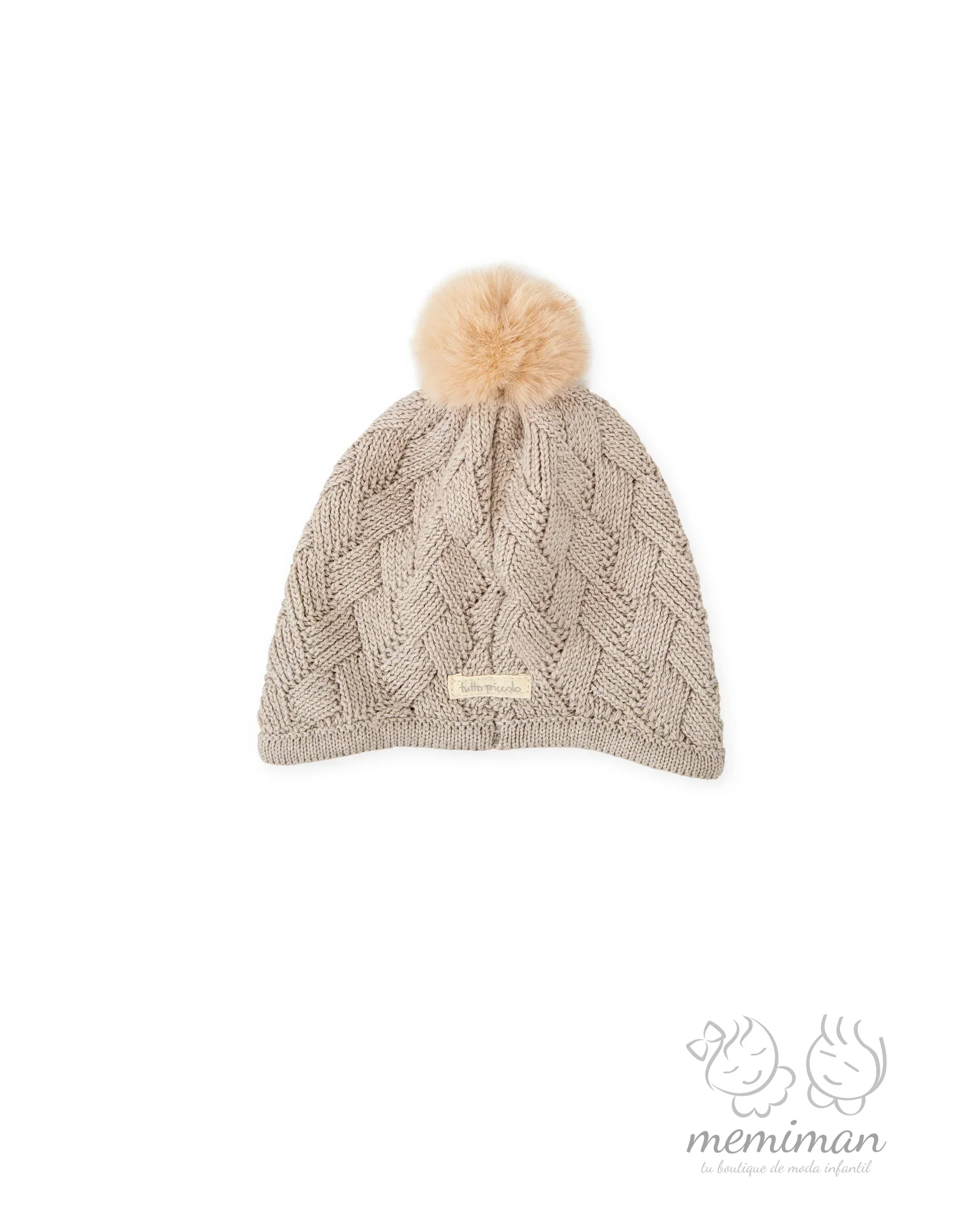 1920W25 SALTARÍN Gorro Tricot Bebé - Imagen 3