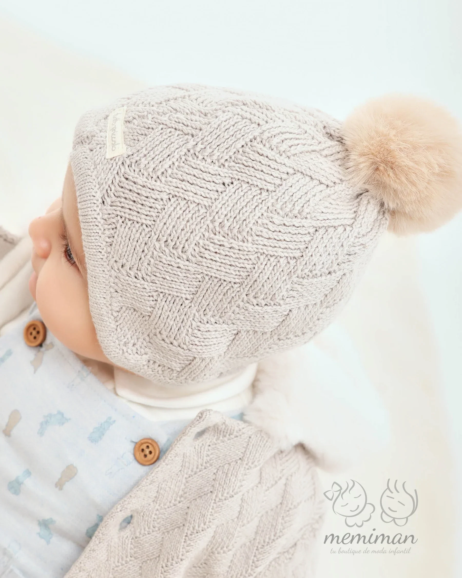 1920W25 SALTARÍN Gorro Tricot Bebé
