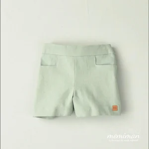 01-46142 Pantalón corto lino