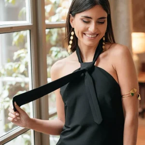VESTIDO MINI CORBATA
