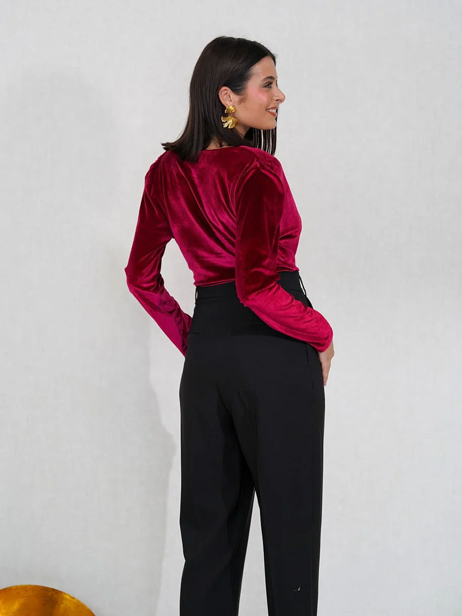 BODY TERCIOPELO ESCOTE - Imagen 4
