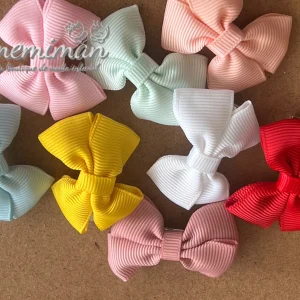Doble lazo grosgrain pequeño