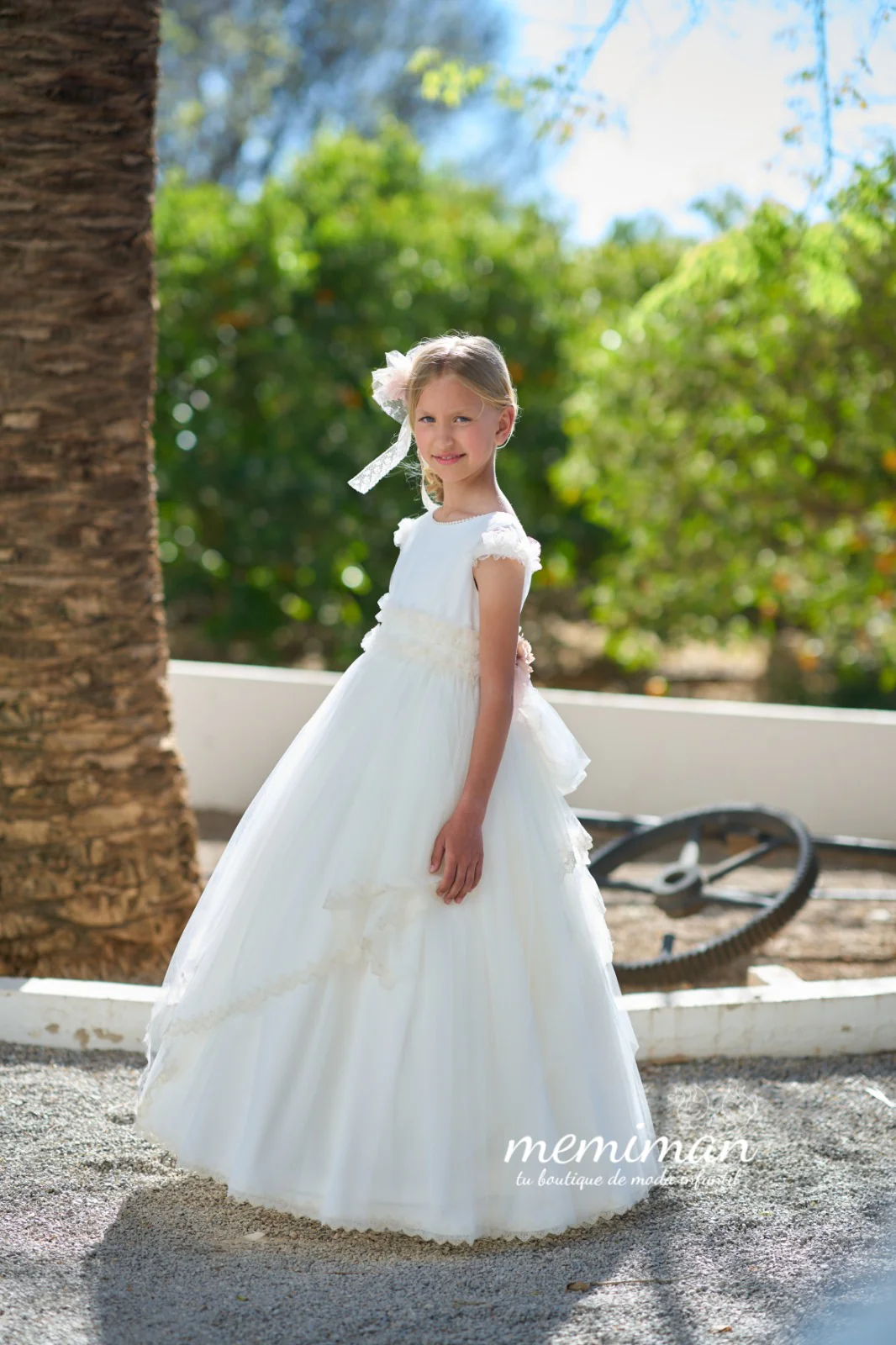 EX432 IDALIS Vestido tul picos (OUTLET) - Imagen 2